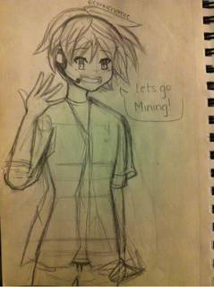 239x320 Its 1 In The Morning So Imma Finish This Later... Lol - Minecraft Skin Sketch