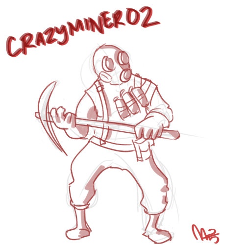 500x500 Sketching Minecraft Skins Timgaming - Minecraft Skin Sketch