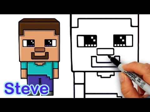 480x360 How To Draw Steve From Minecraft Cute And Easy For Beginners - Minecraft Steve Sketch