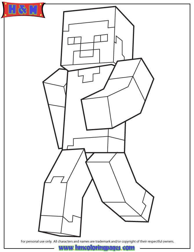 Download Minecraft Steve Sketch at PaintingValley.com | Explore collection of Minecraft Steve Sketch
