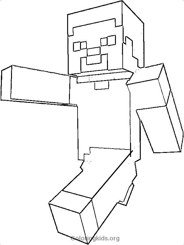 600x798 Steve Minecraft Minecraft Classroom Theme - Minecraft Steve Sketch