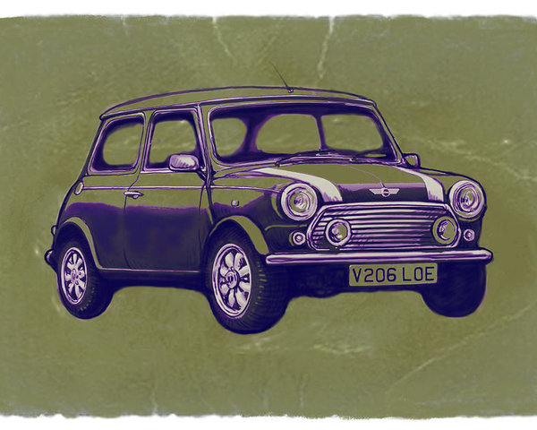 600x480 Mini Cooper - Mini Cooper Sketch
