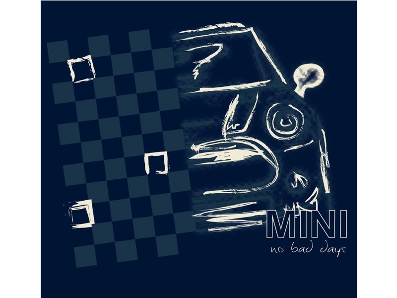 800x600 Mini Cooper T Shirt F56 Sketch Ladies Pink Small - Mini Cooper Sketch