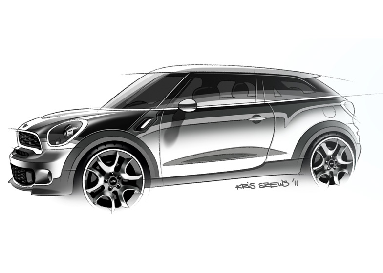784x560 Paceman By Mini - Mini Cooper Sketch