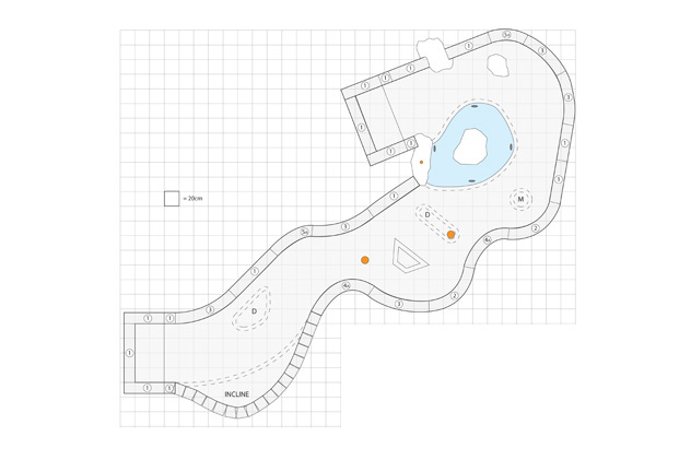 632x421 Urbancrazy North London Rear Garden - Mini Golf Sketch