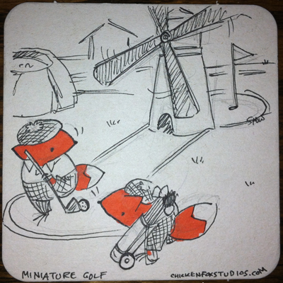 400x400 Chickenfox Studios - Mini Golf Sketch