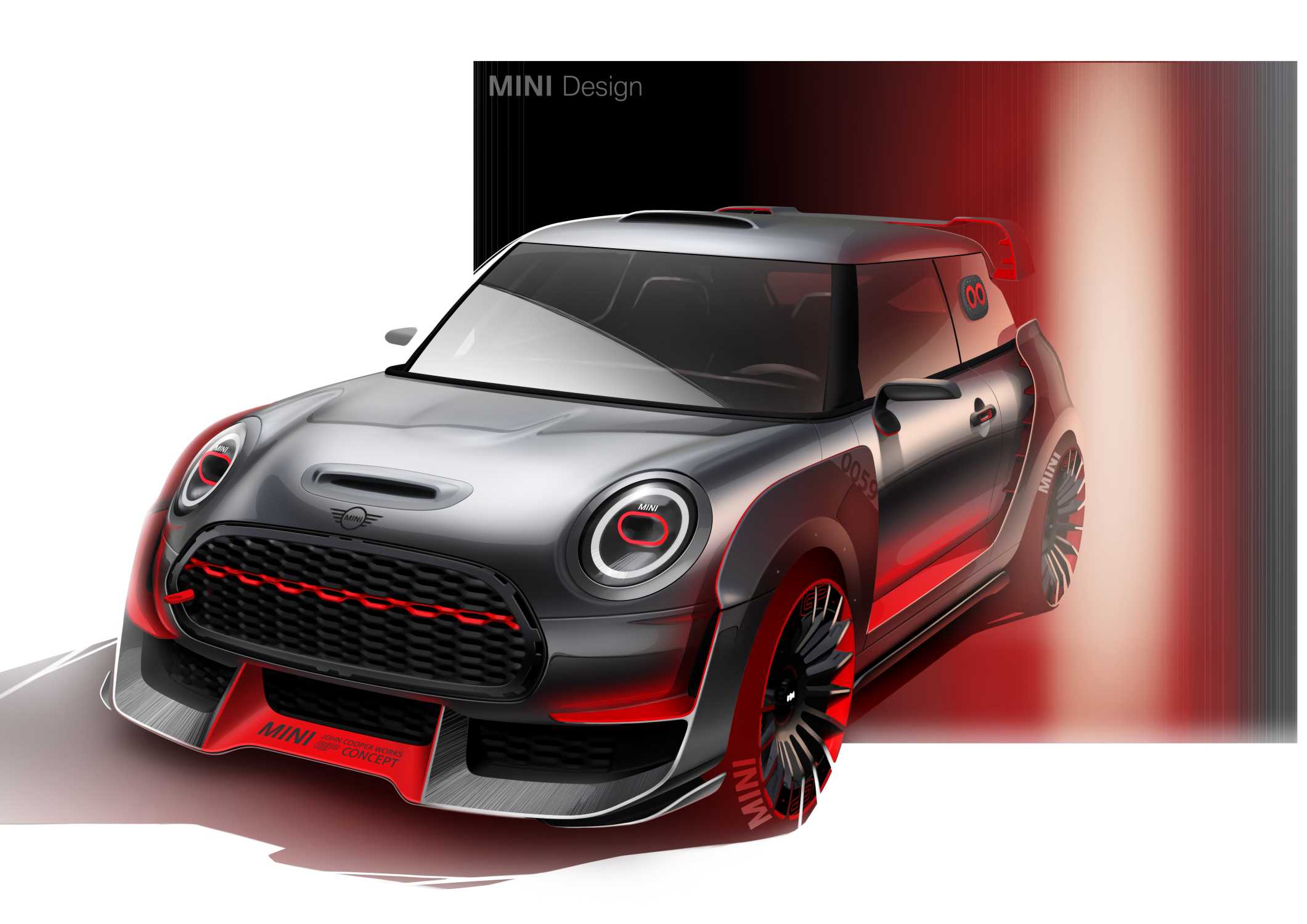 2121x1500 Mini John Cooper Works Gp Concept, Design Sketch. (092017) - Mini Sketch