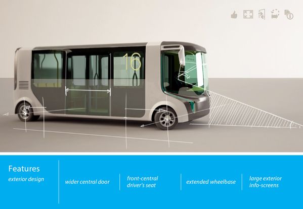 599x414 M8 City Mini Bus On The Behance Network Design - Minibus Sketch