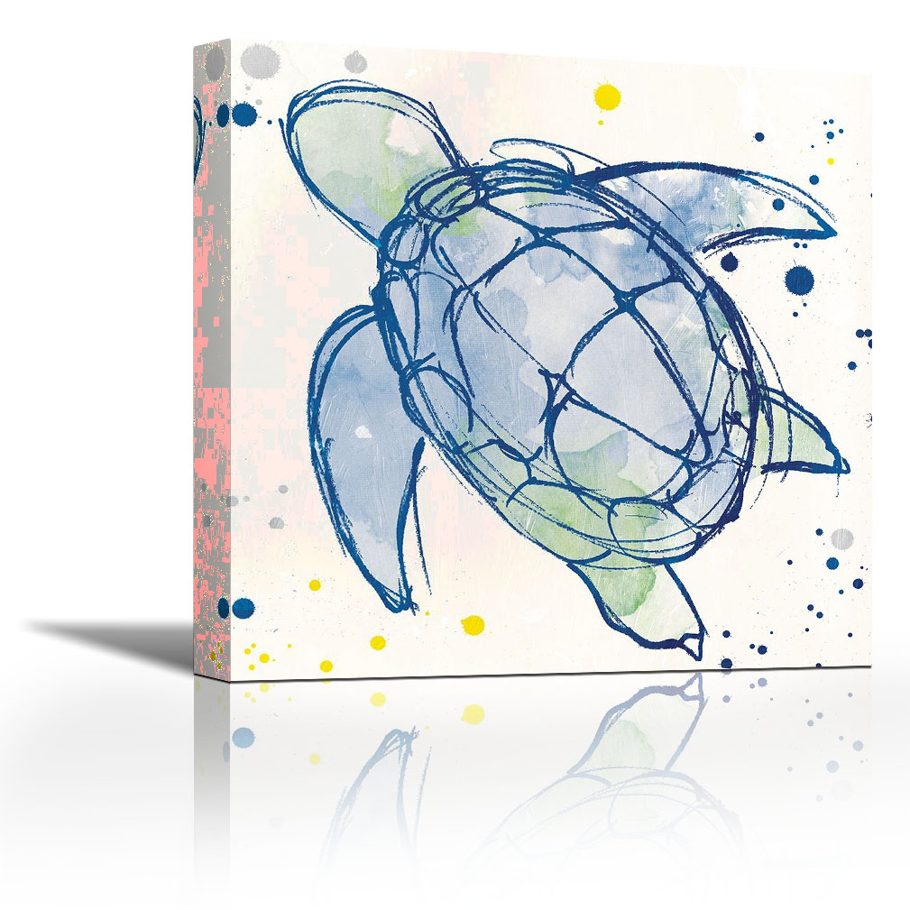 1009x1009 Minimal Sketch Turtle - Minimal Sketch