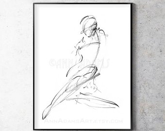 340x270 Minimalist Drawing Etsy - Minimal Sketch