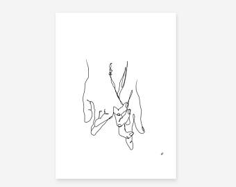340x270 One Line Drawing Etsy - Minimal Sketch