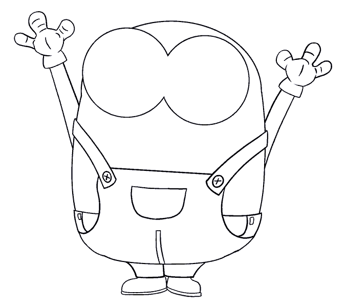 678x600 How To Draw Bob The Minion Easy Step By Step Drawing Guides - Minion Sketch