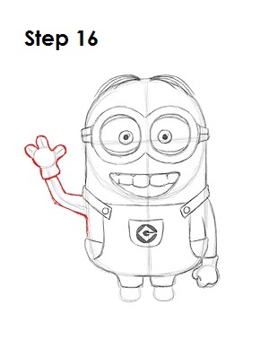 300x388 How To Draw A Minion - Minion Sketch