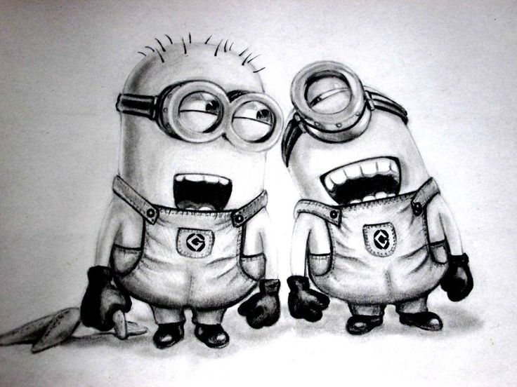 736x552 Minion Sketches Minion Painting Minion Drawing Sketch Ideas - Minion Sketch