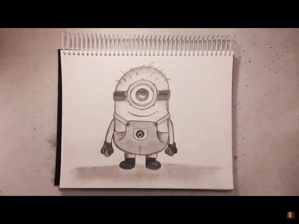 960x720 Sketching A Minion - Minion Sketch