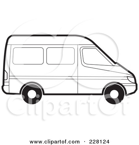 450x470 Collection Of Van Drawing Outline High Quality, Free - Minivan Sketch