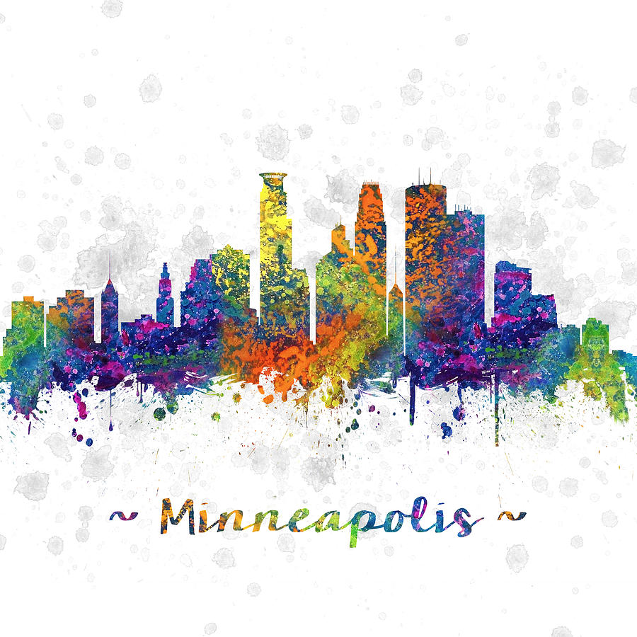 900x900 Minneapolis Skyline Drawing 43058 Infobit - Minneapolis Skyline Sketch