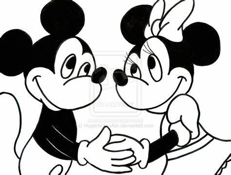 474x358 Easy Baby Mickey And Minnie Mouse Drawings. Minnie Mouse Drawing - Minnie Mouse And Mickey Mouse Sketch