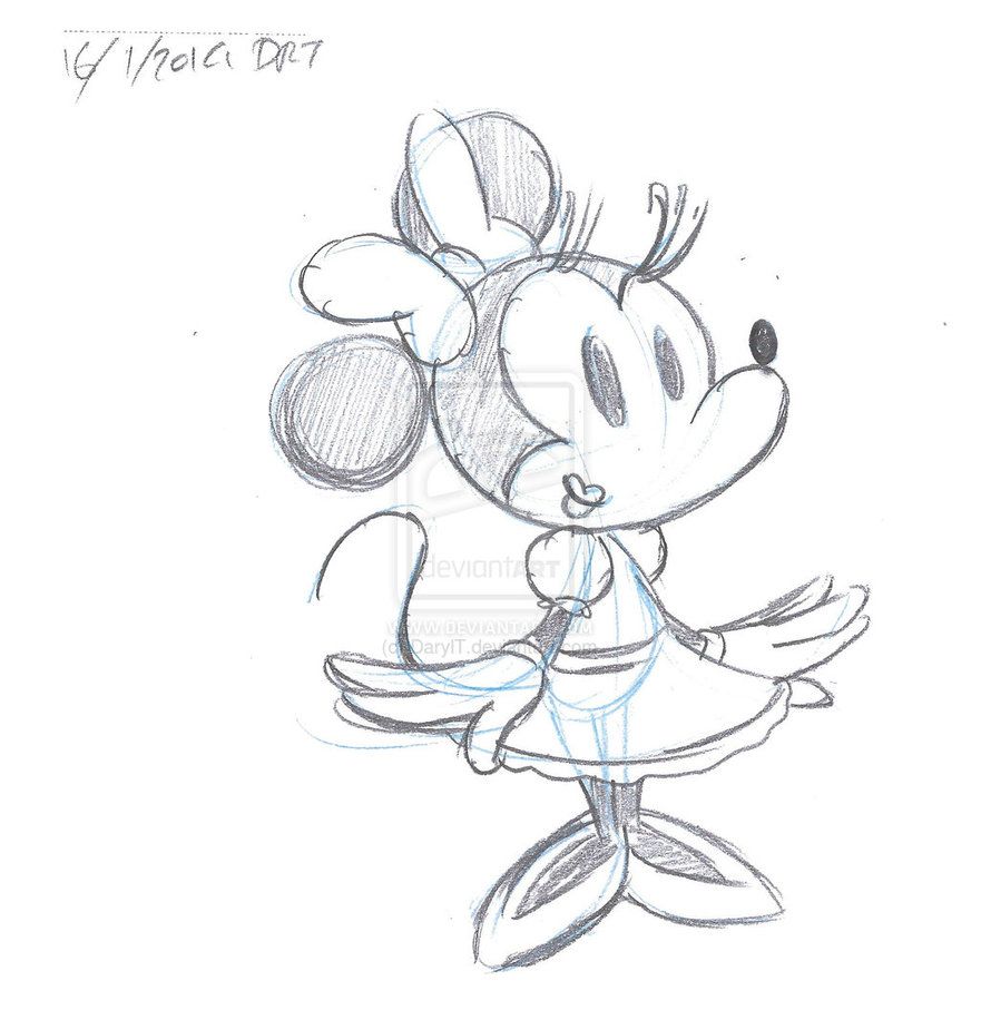 881x907 Minnie Mouse Pencil Drawings Sketch Coloring - Minnie Mouse Pencil Sketch