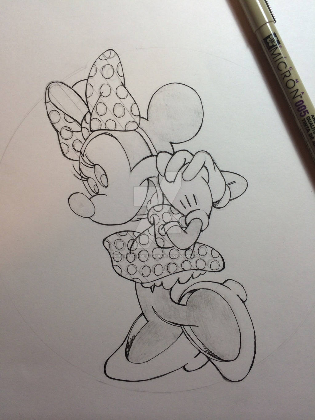 1024x1365 Pencil Sketches Of Minnie Mouse Pencil Sketch Of Minnie Mouse - Minnie Mouse Pencil Sketch