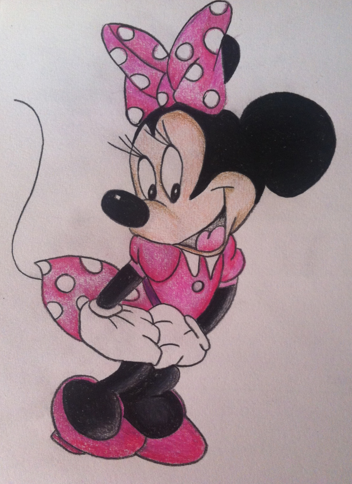 1487x2047 Drawn Mice Sketch - Minnie Mouse Pencil Sketch