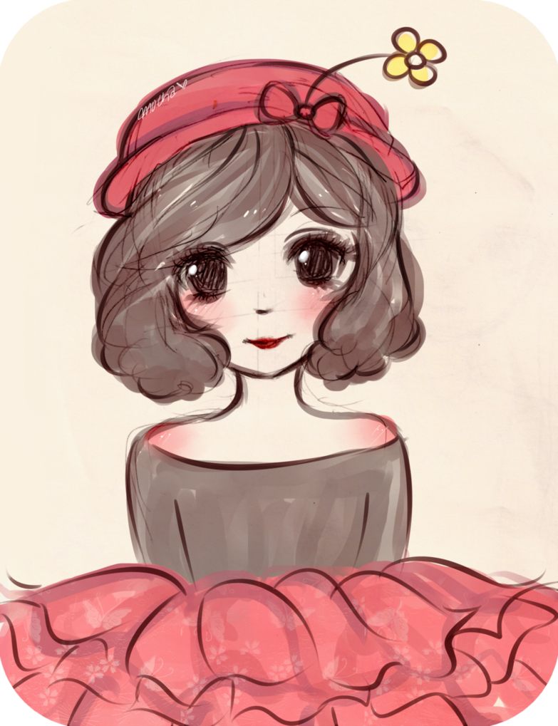 783x1019 Minnie Mouse Sketch By Mochatchi - Minnie Mouse Sketch