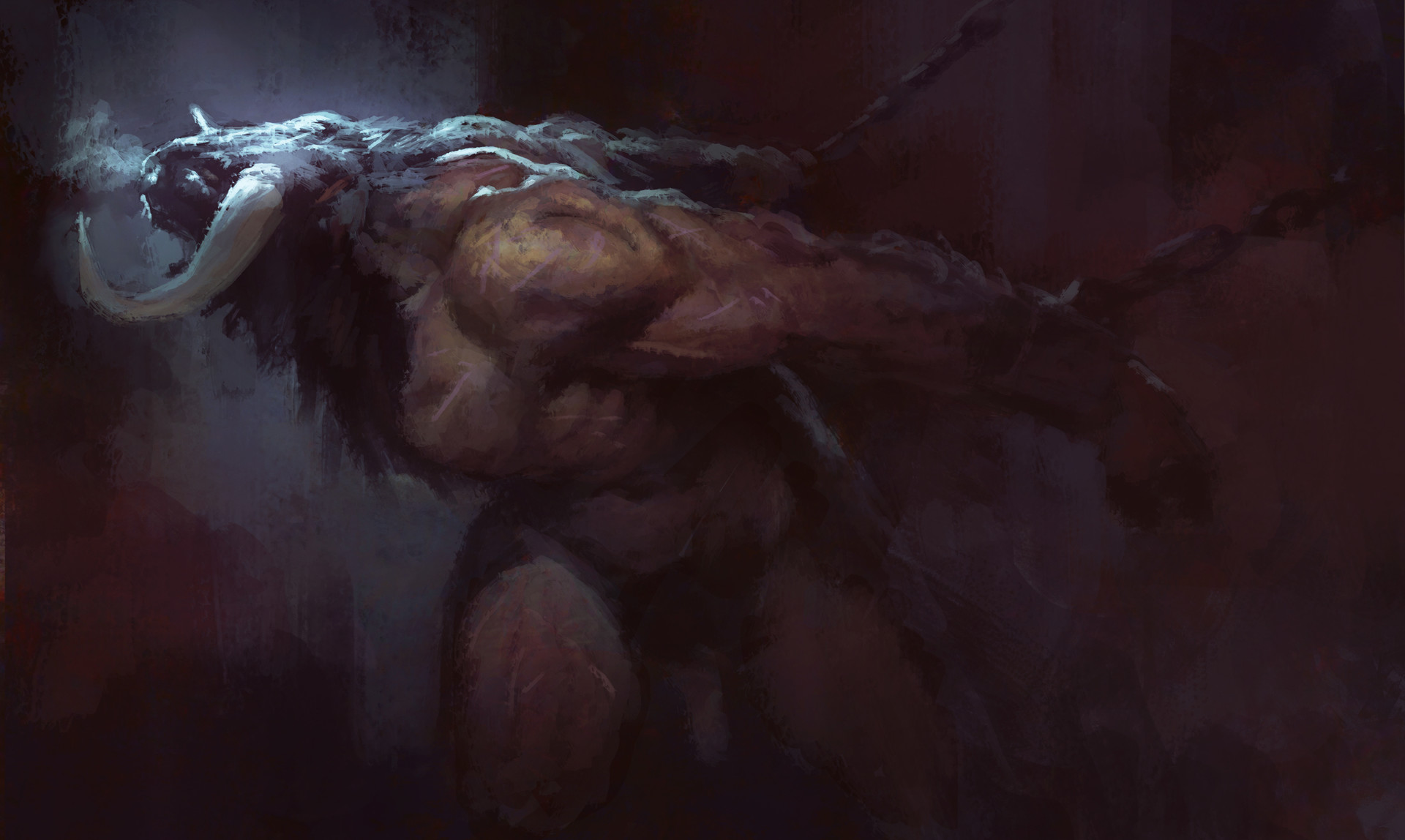 1920x1148 Diego Gisbert Llorens - Minotaur Sketch