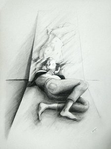 225x300 Mirror Reflection Drawings - Mirror Reflection Sketch