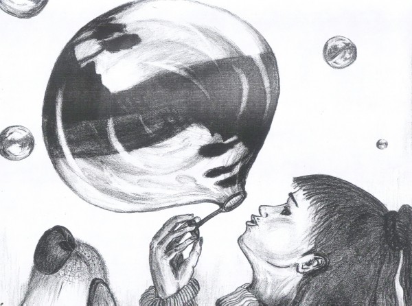 600x446 Reflection Drawing Contest (12962), Pictures - Mirror Reflection Sketch