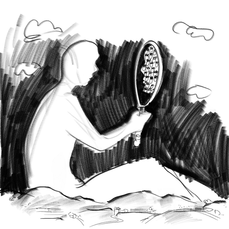 800x800 Tom Pokinko Project Oup051011 Sketches Group 3 Leviathan And - Mirror Reflection Sketch