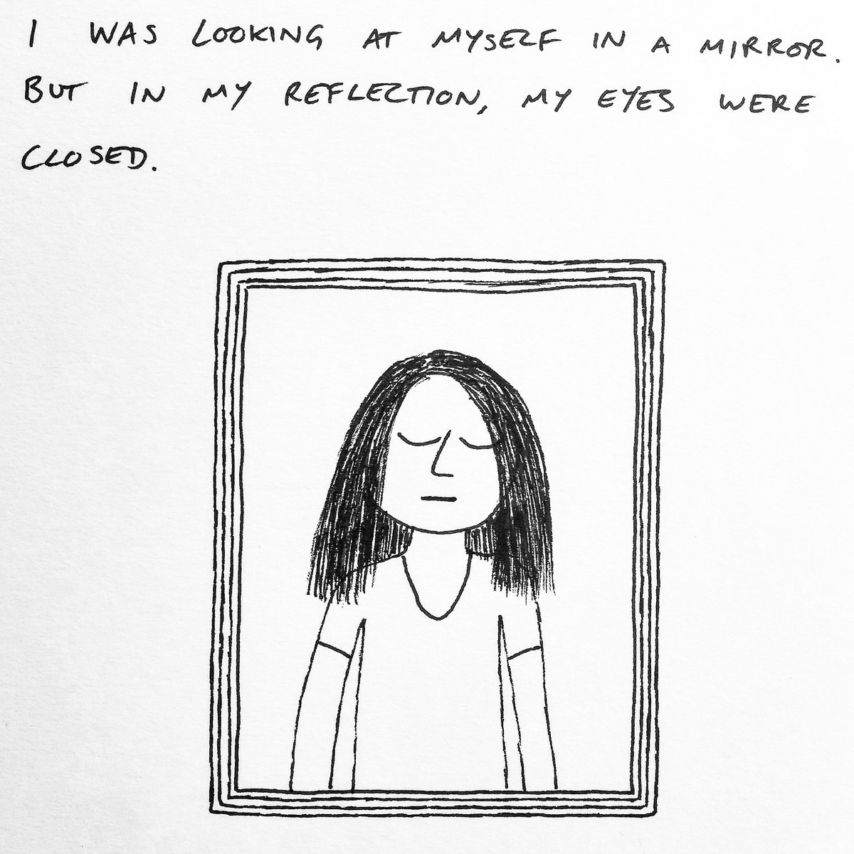 1200x1200 Fran Heath - Mirror Reflection Sketch