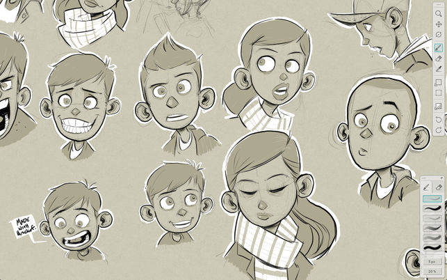 643x402 Mischief... Sketch, Create, Explore On The Mac App Store - Mischief Sketch