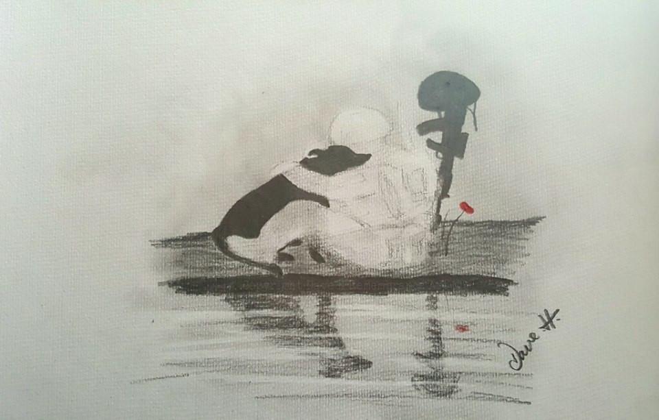 960x613 Original Pencil Sketch - Miss You Sketch