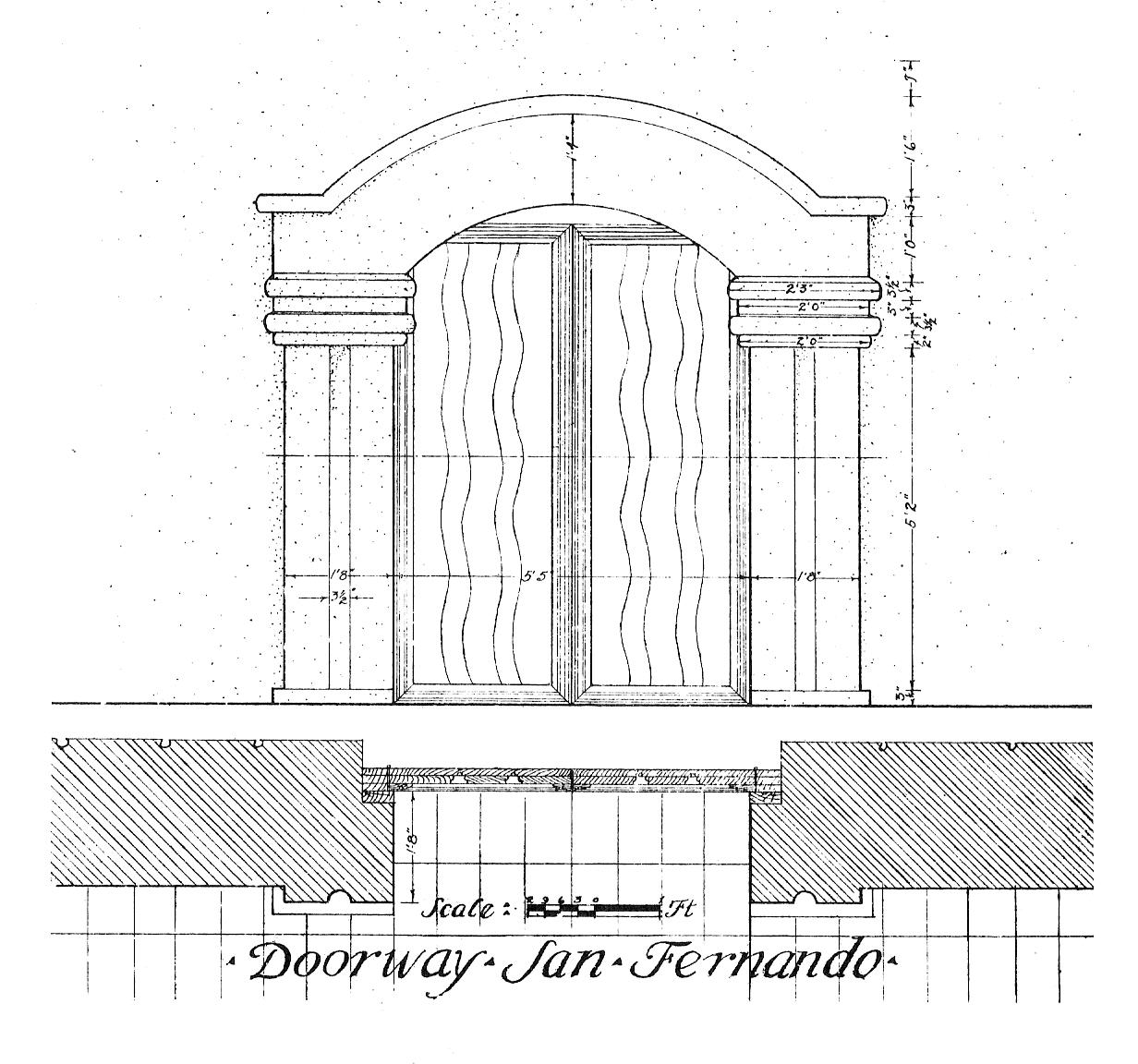 1232x1152 File1916 Rexford Newcomb Sketch - Mission Sketch