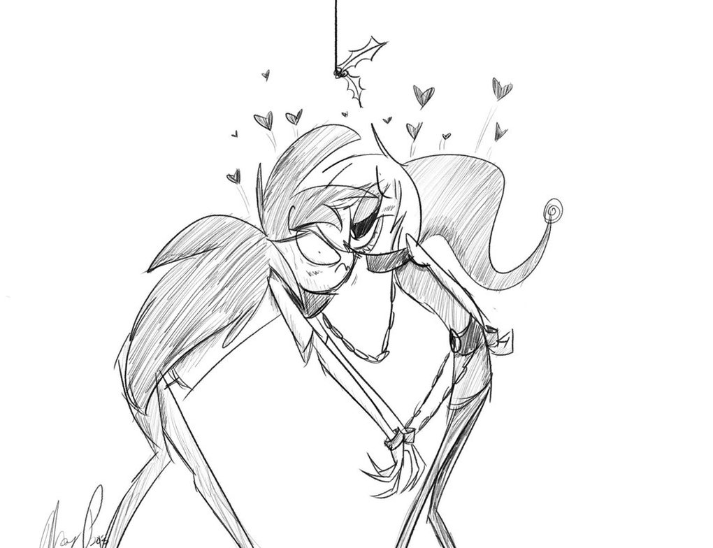 1020x784 Mistletoe Sketch - Mistletoe Sketch