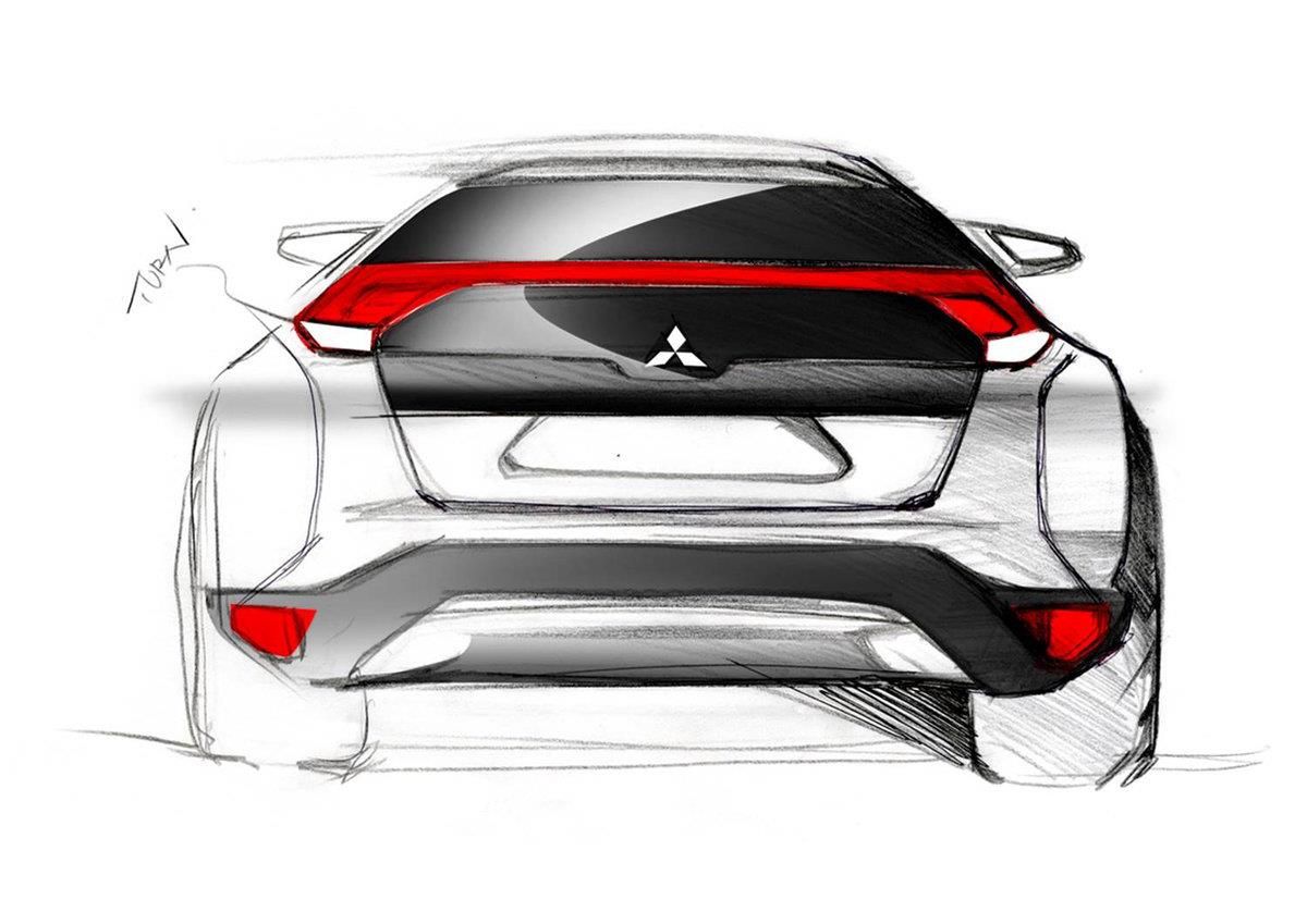 1200x849 Image Sketch Of 2018 Mitsubishi Eclipse Cross - Mitsubishi Eclipse Sketch