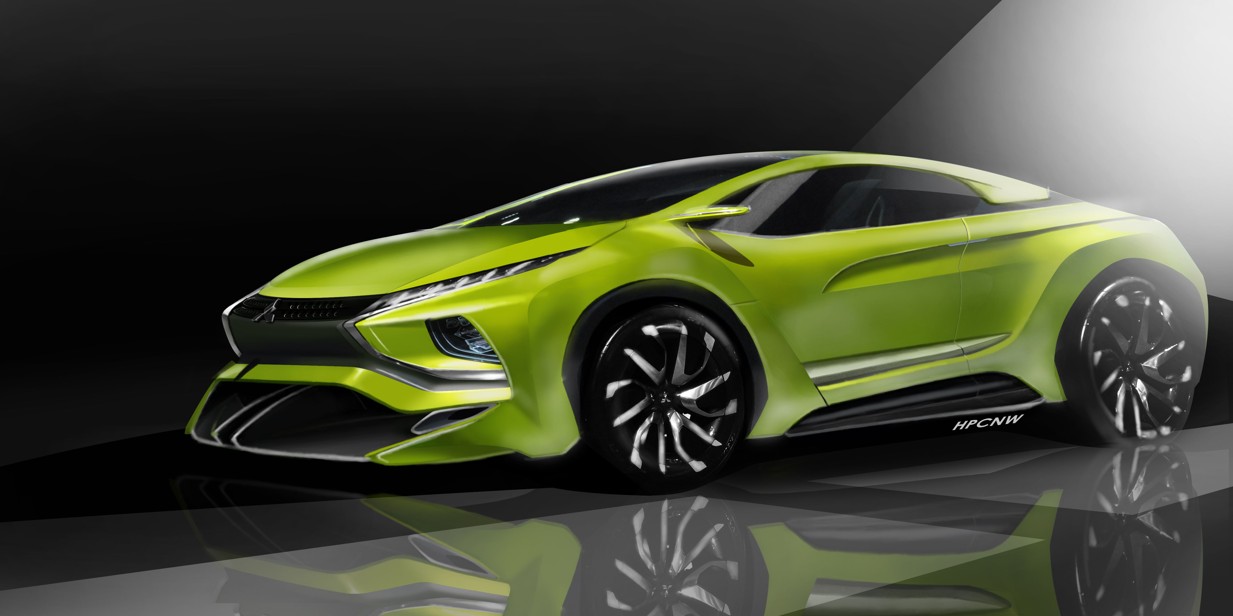 5064x2532 Mitsubishi Eclipse X Concept Car Concept Cars Sketches - Mitsubishi Eclipse Sketch