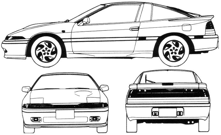 746x456 Car Mitsubishi Eclipse 1993 The Photo Thumbnail Image Of Figure - Mitsubishi Eclipse Sketch