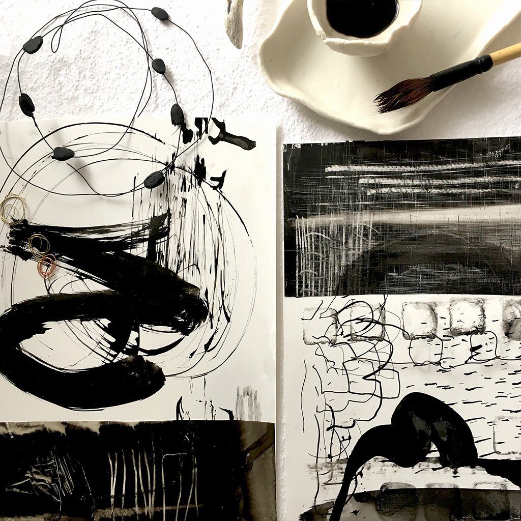 1024x1024 Sketch Book Development - Mixed Media Sketch