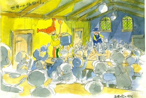 492x333 Hayao Miyazaki Rare Sketches Collection - Miyazaki Sketches