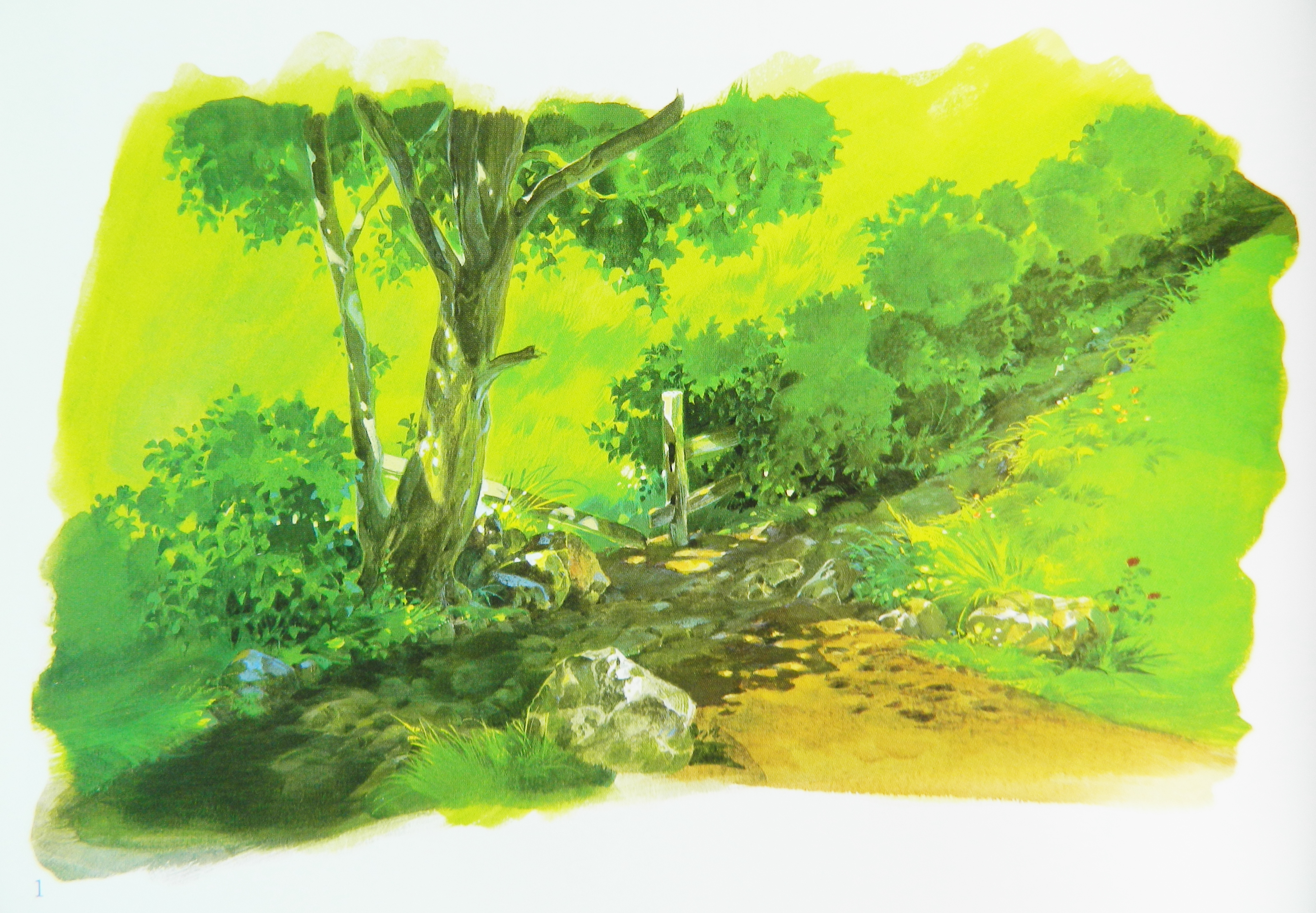 4137x2872 Hayao Miyazaki Pretty Puddles - Miyazaki Sketches