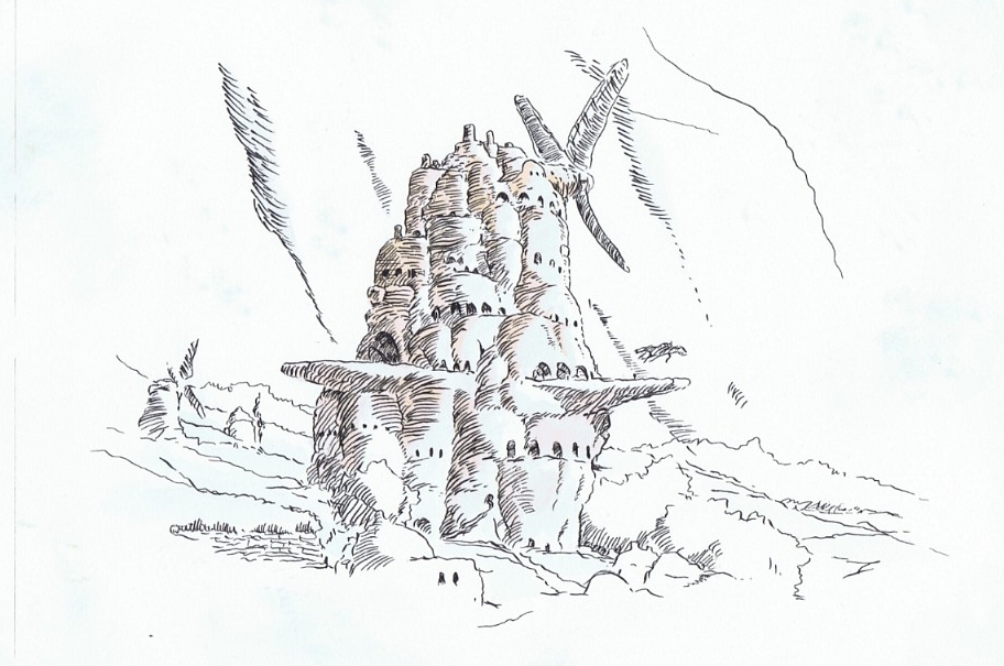 912x605 Character Design References - Miyazaki Sketches