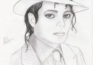 300x210 Michael Jackson Sketches Drawings Michael Jackson Pencil Sketch - Mj Sketch