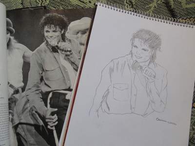400x300 My Mj Sketch Attempt Teen Ink - Mj Sketch