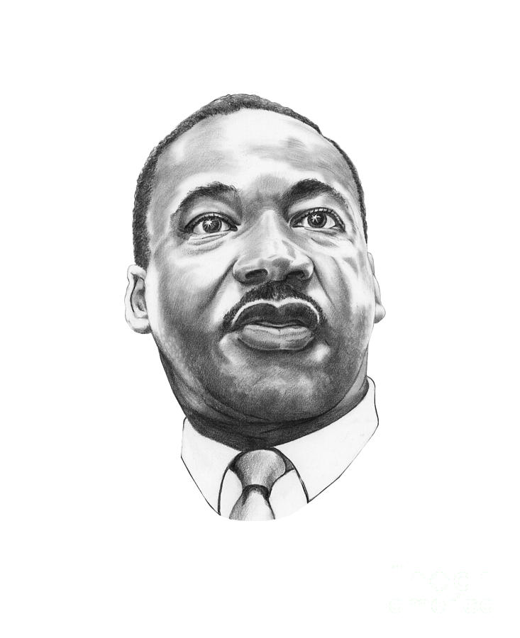 733x900 Martin Luther Drawing, Pencil, Sketch, Colorful, Realistic Art - Mlk Sketch
