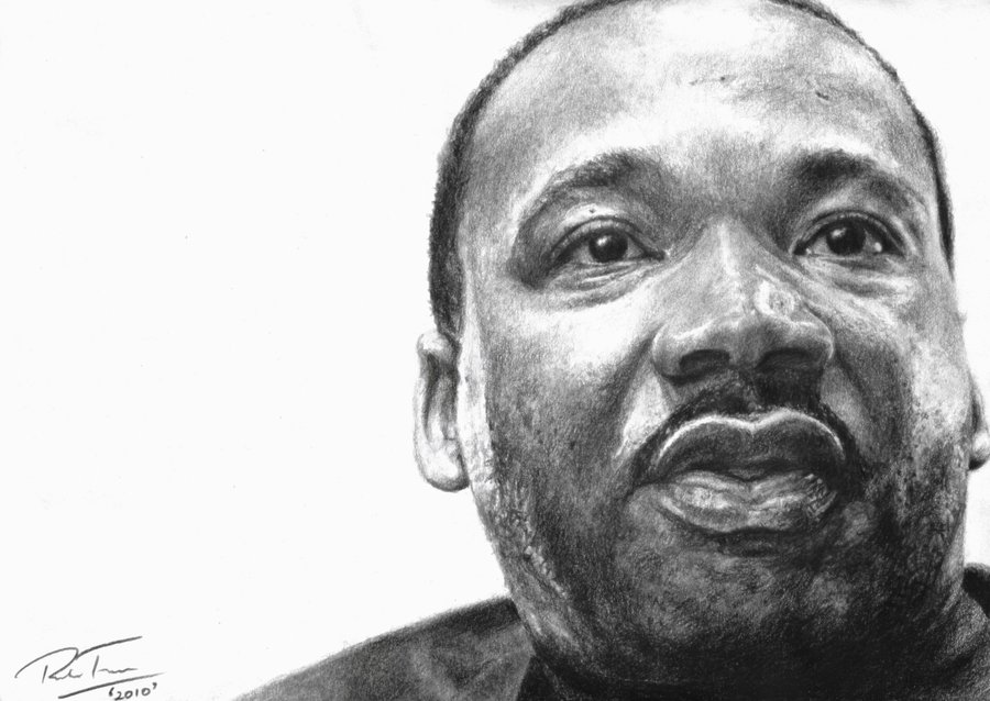 900x638 Professor Donald Elder The 50 Greatest Americans - Mlk Sketch