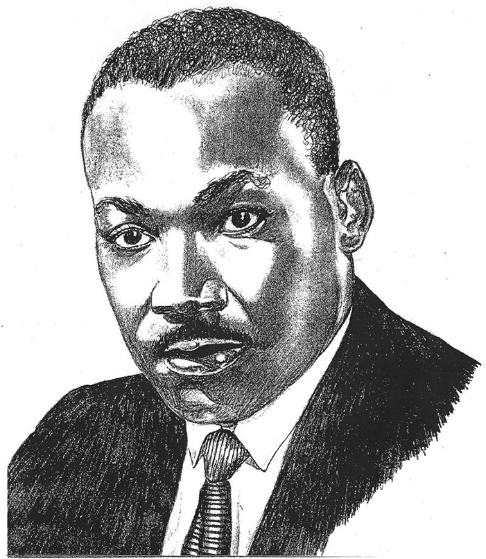701x807 Third Annual Teen Led Martin Luther King, Jr. Day Event - Mlk Sketch