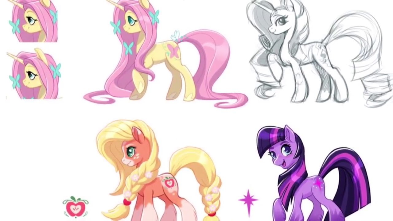 1280x720 My Little Pony Generation 5 Sketches - Mlp Sketches