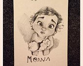 170x135 Items Similar To Baby Moana Sketch On Etsy - Moana Sketch