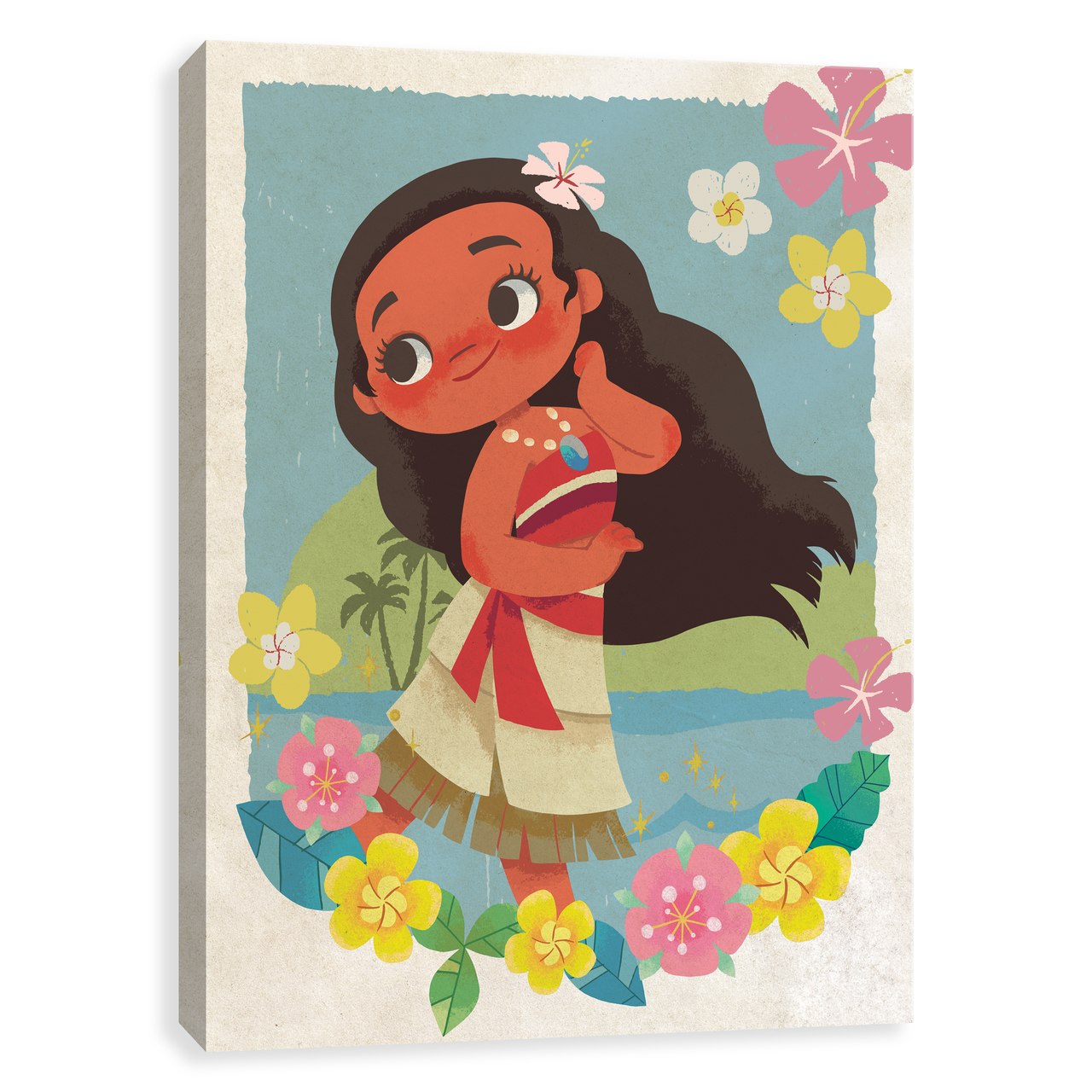 1280x1280 Moana Sketch Flowers - Moana Sketch